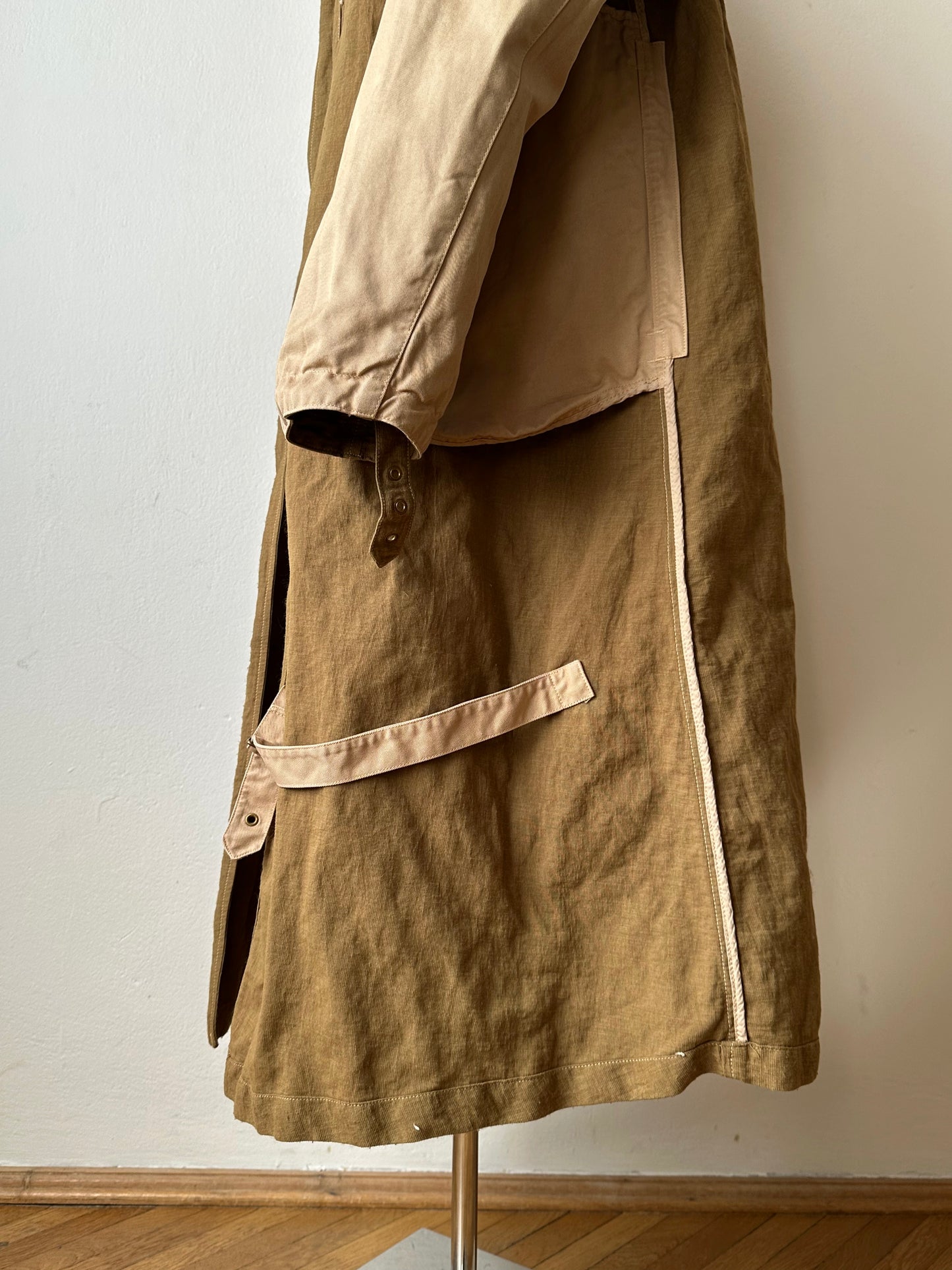 AW'2001 C.P. COMPANY Nylon coat, inspired by the French Army M35 Motorcycle coat
