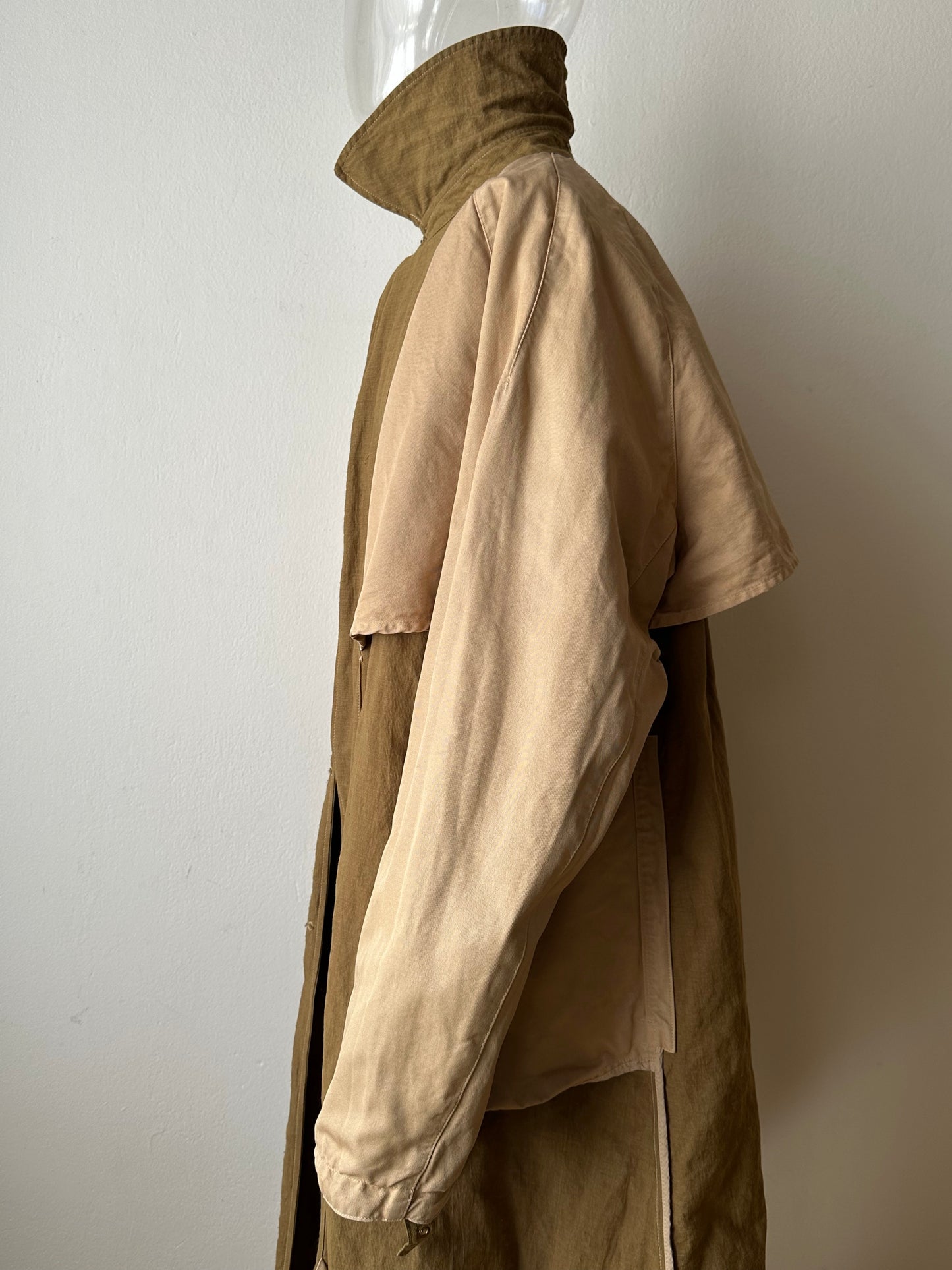 AW'2001 C.P. COMPANY Nylon coat, inspired by the French Army M35 Motorcycle coat