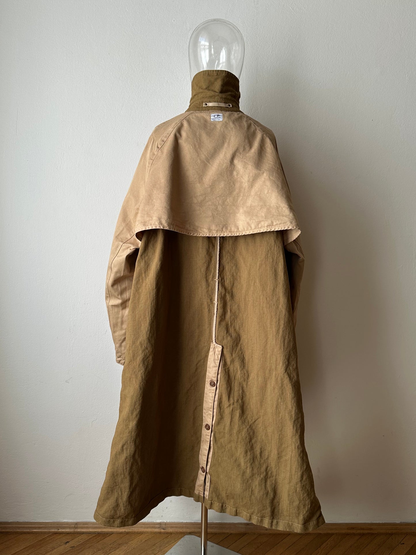 AW'2001 C.P. COMPANY Nylon coat, inspired by the French Army M35 Motorcycle coat