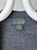 90s J.CREW wool vest gray