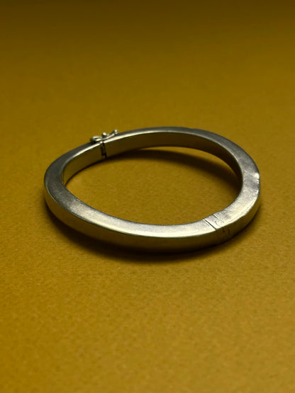 925 square pipe bangle