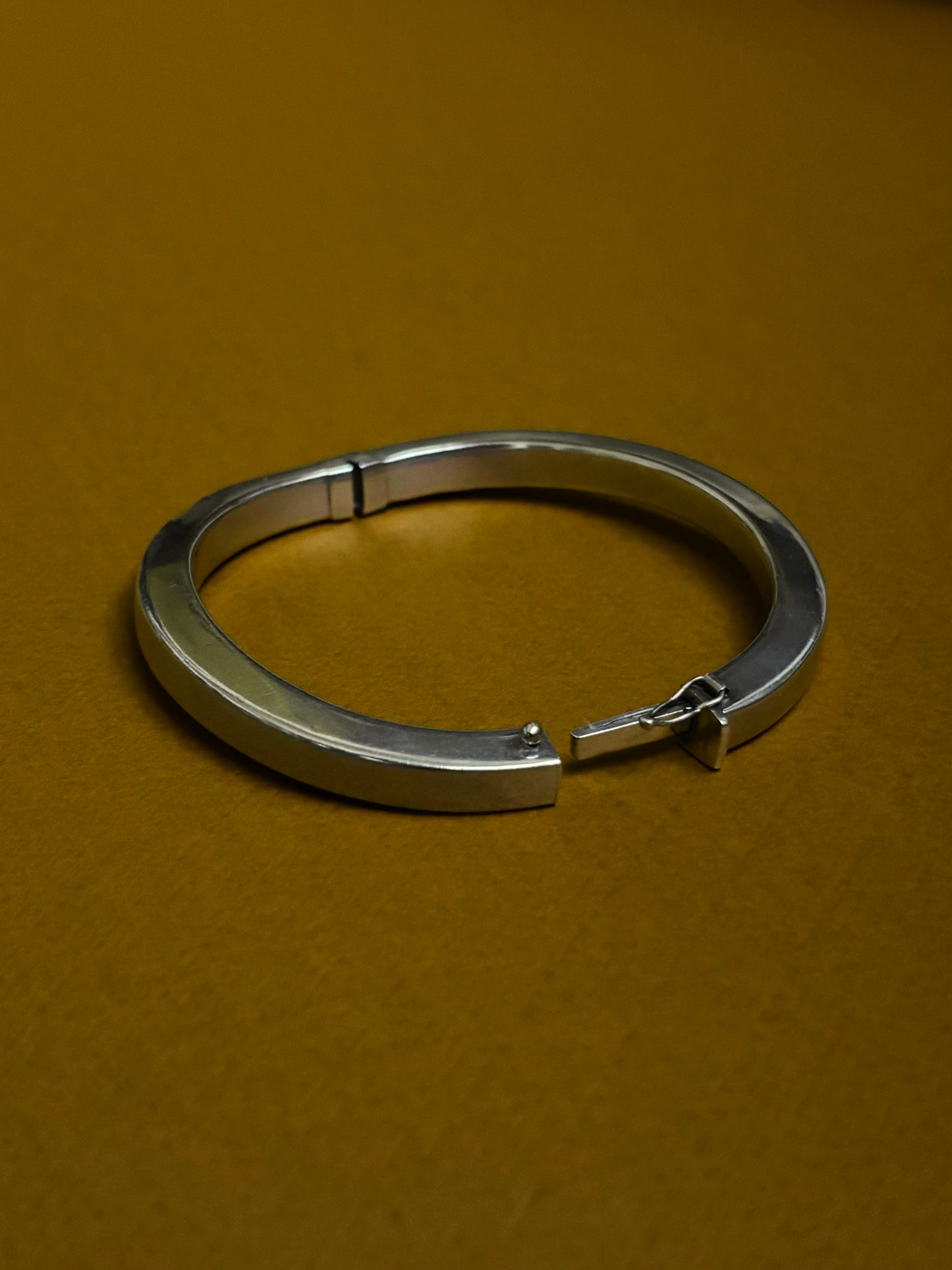 925 square pipe bangle