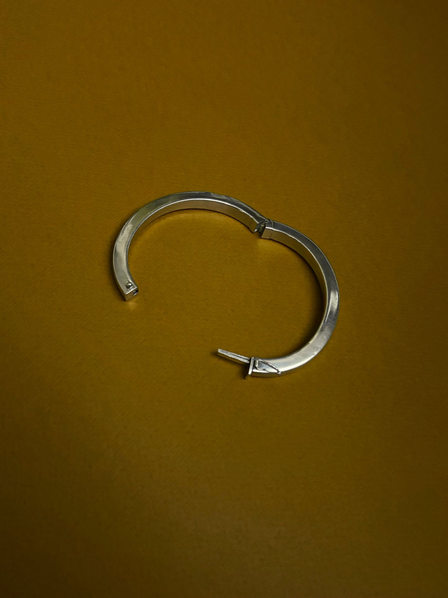 925 square pipe bangle