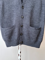 90s J.CREW wool vest gray