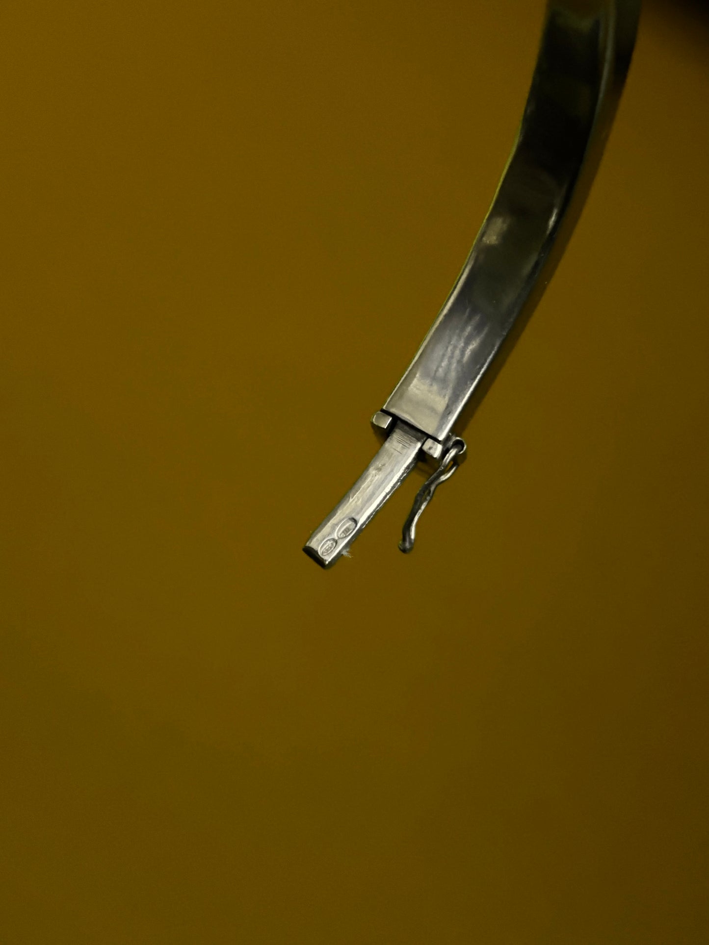 925 square pipe bangle