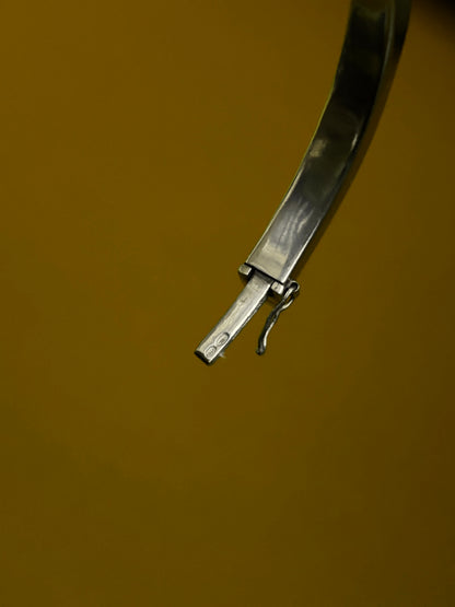 925 square pipe bangle