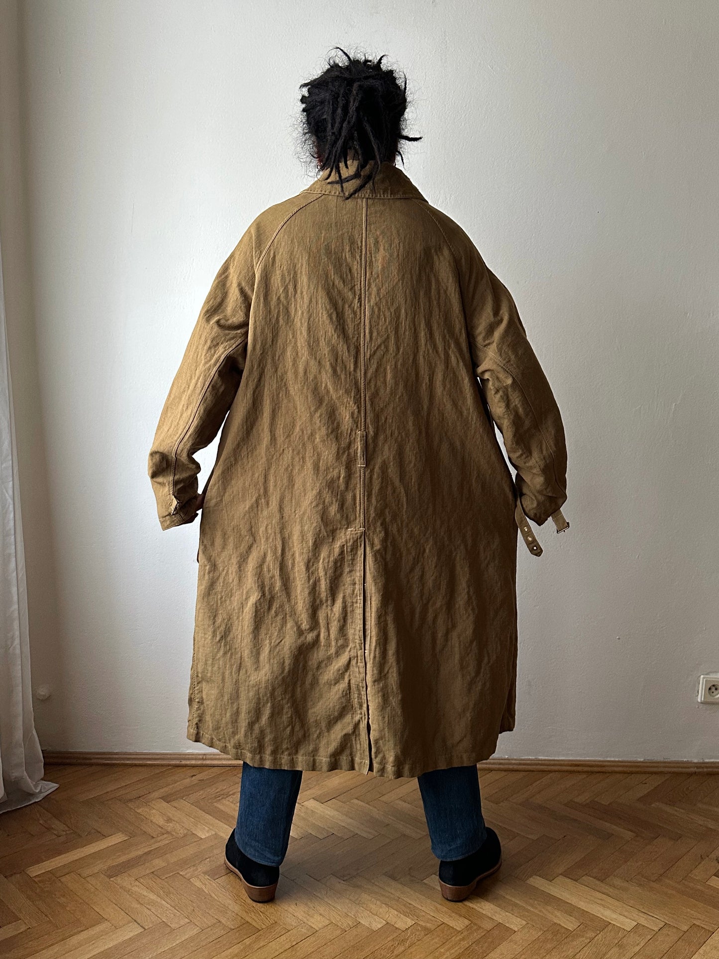 AW'2001 C.P. COMPANY Nylon coat, inspired by the French Army M35 Motorcycle coat