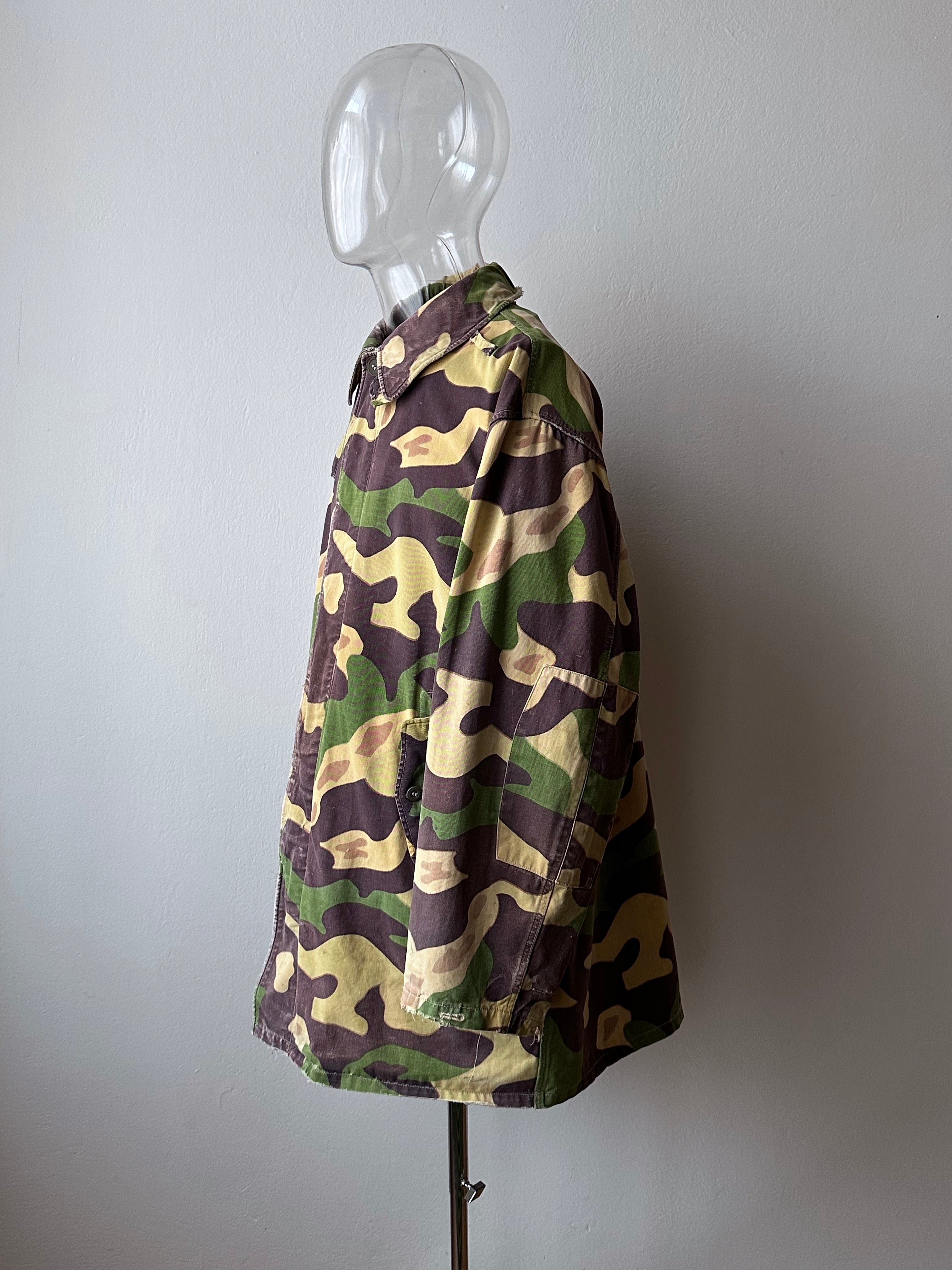 60s czechoslovakian army サラマンダーカモ 1960s Czechoslovak Army Salamander Camo Parka – TOTO