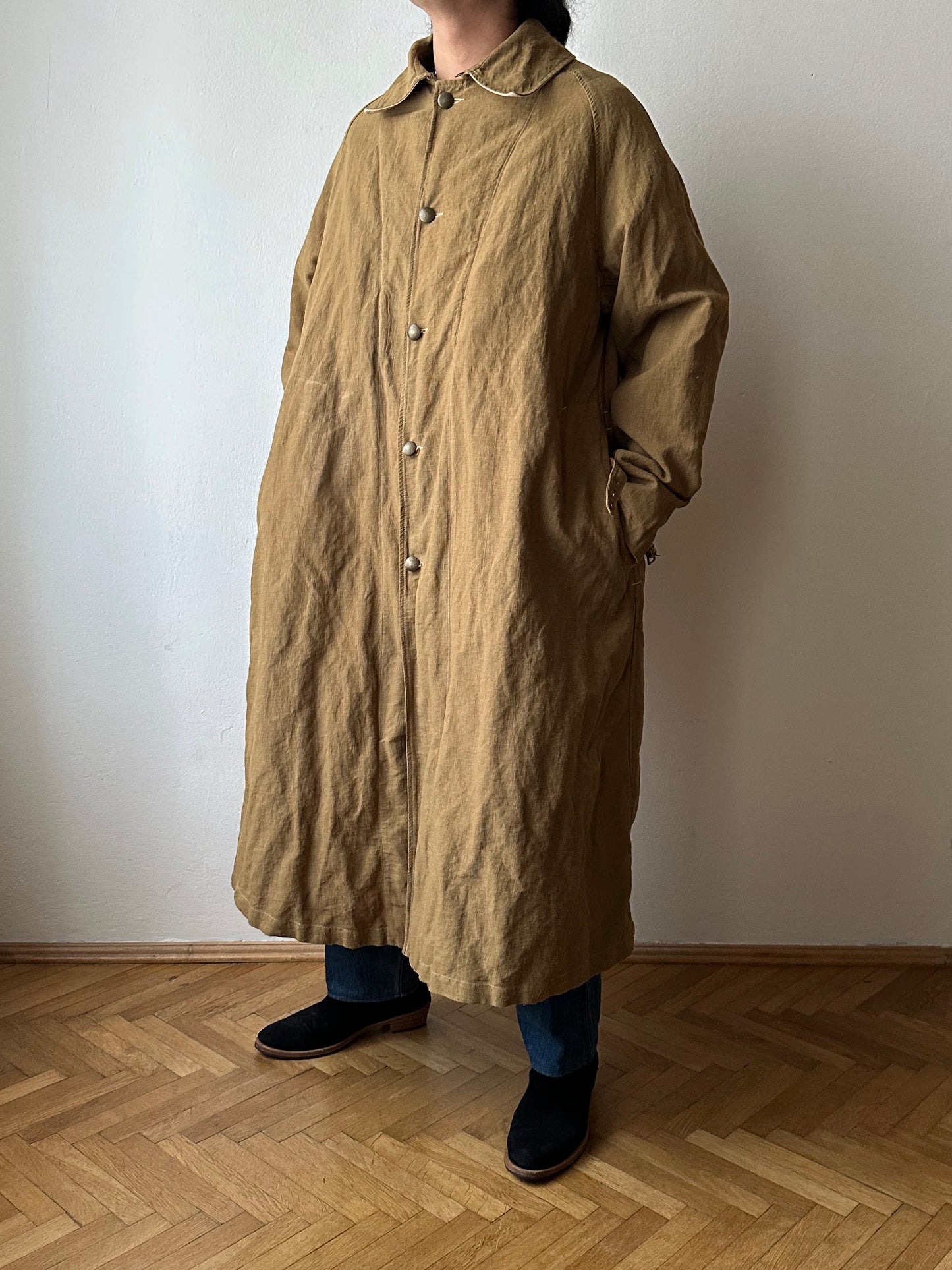 AW'2001 C.P. COMPANY Nylon coat, inspired by the French Army M35 Motorcycle coat