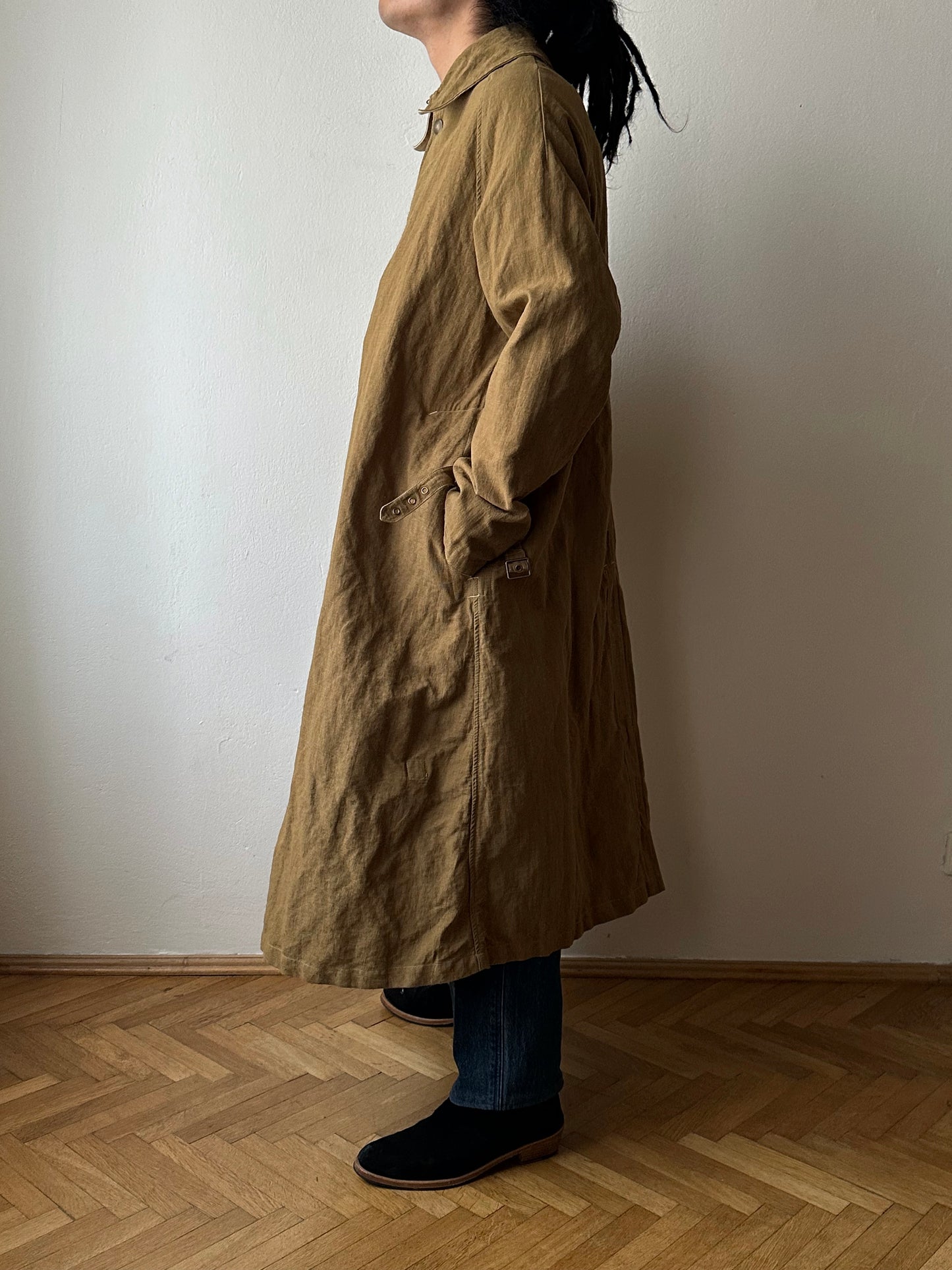 AW'2001 C.P. COMPANY Nylon coat, inspired by the French Army M35 Motorcycle coat