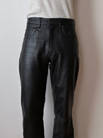 90s Leather trouser -w31