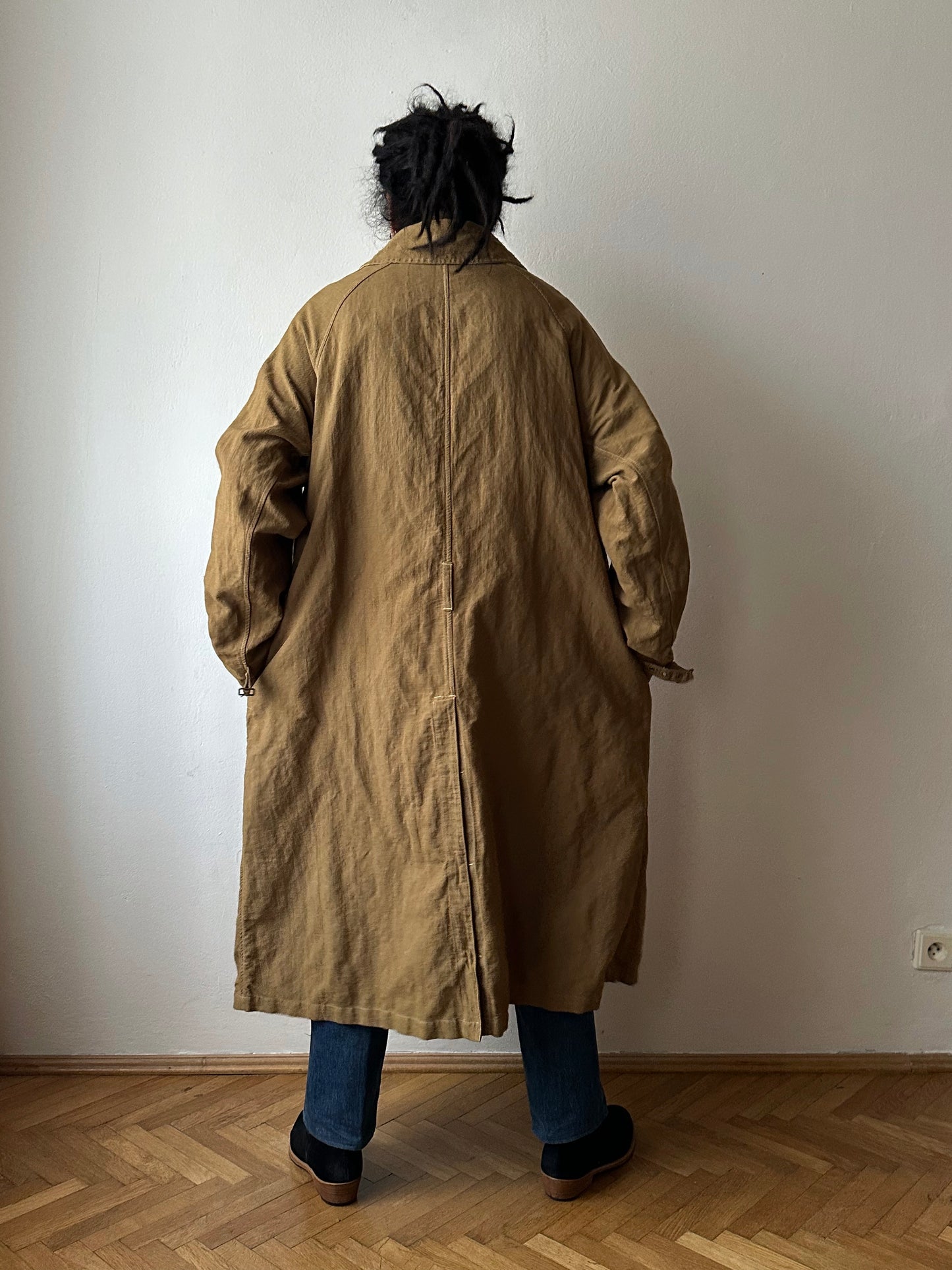 AW'2001 C.P. COMPANY Nylon coat, inspired by the French Army M35 Motorcycle coat