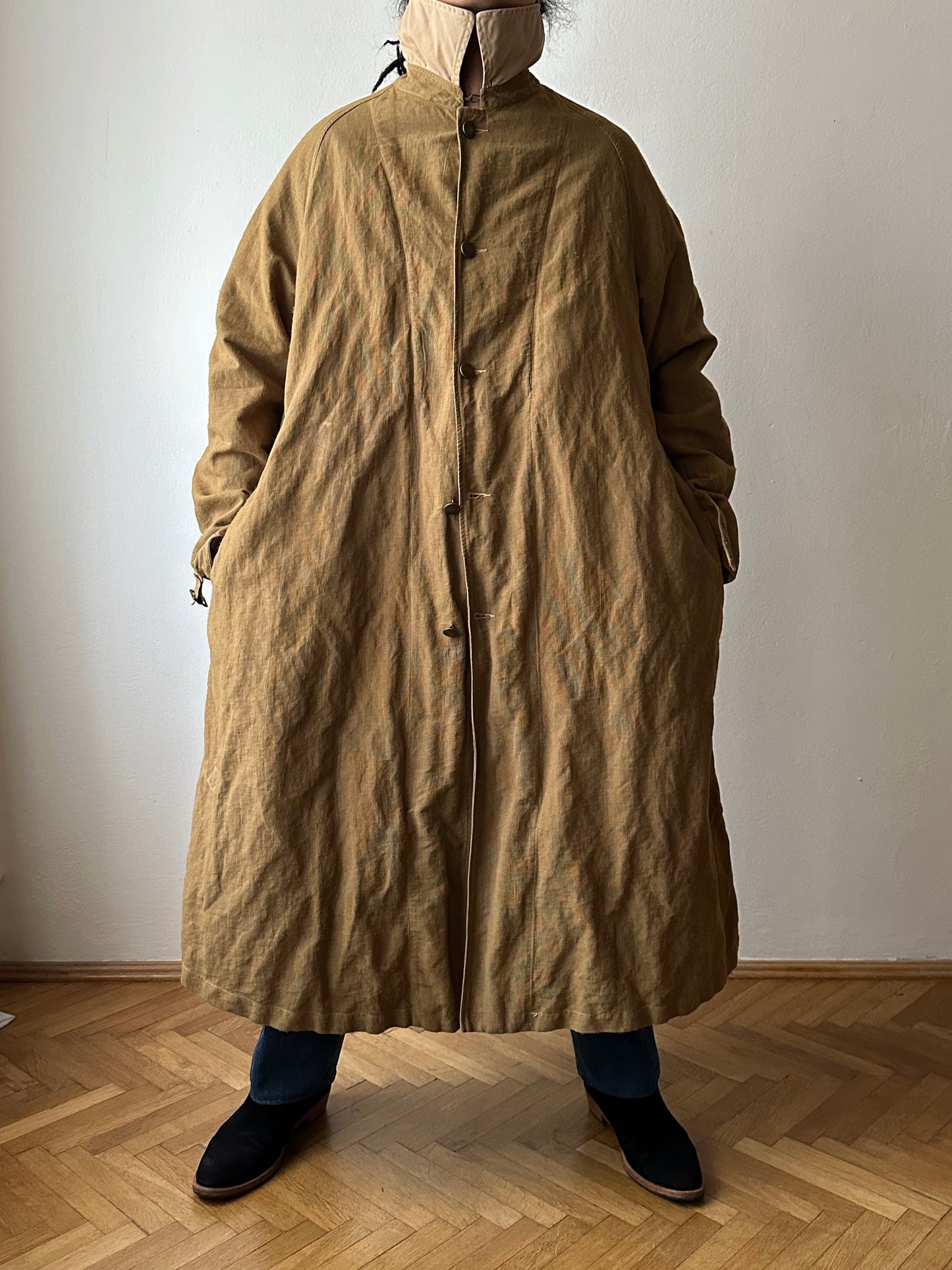 AW'2001 C.P. COMPANY Nylon coat, inspired by the French Army M35 Motorcycle coat