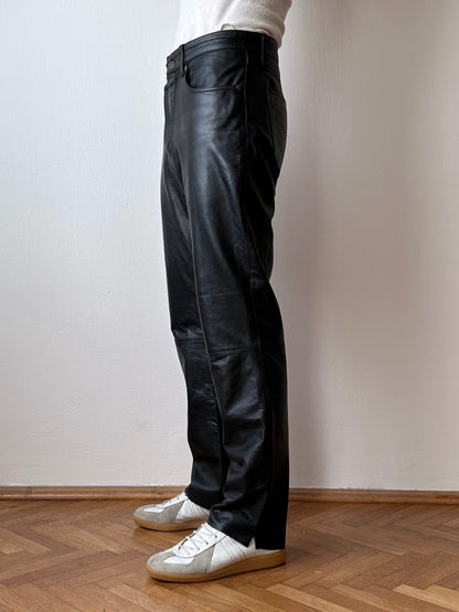 90s Leather trouser -w31