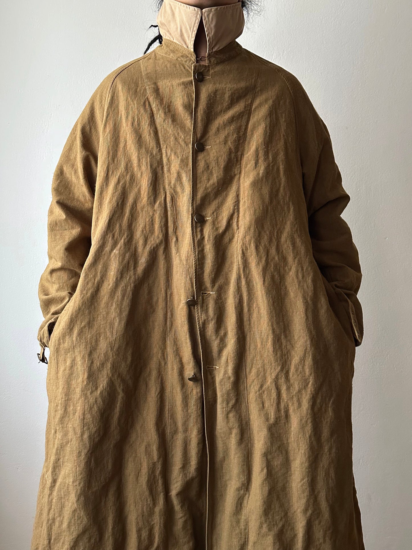 AW'2001 C.P. COMPANY Nylon coat, inspired by the French Army M35 Motorcycle coat