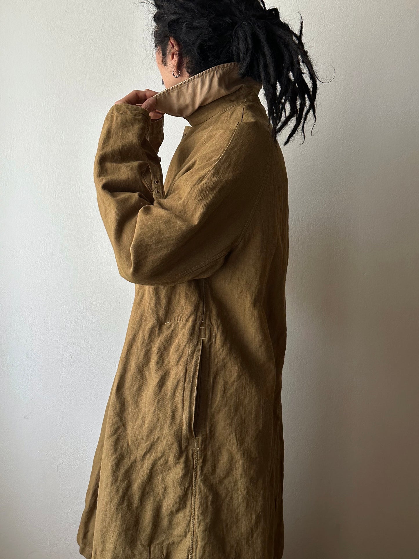 AW'2001 C.P. COMPANY Nylon coat, inspired by the French Army M35 Motorcycle coat