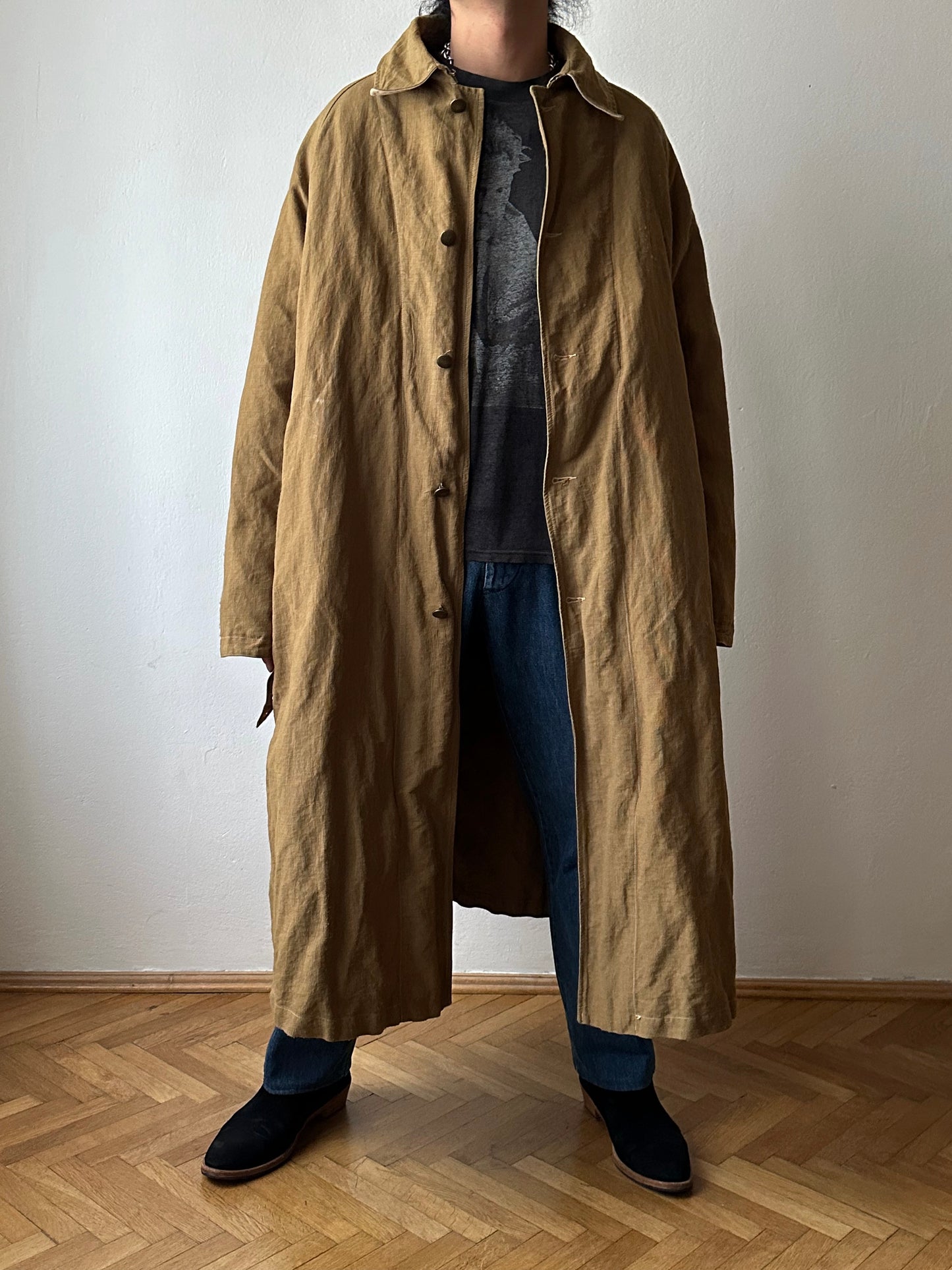 AW'2001 C.P. COMPANY Nylon coat, inspired by the French Army M35 Motorcycle coat