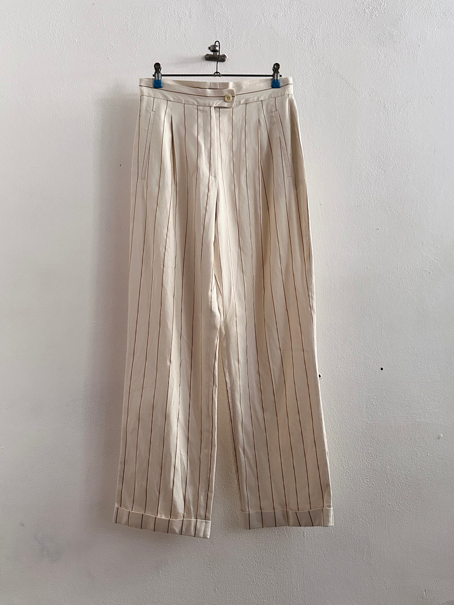 striped summer trouser