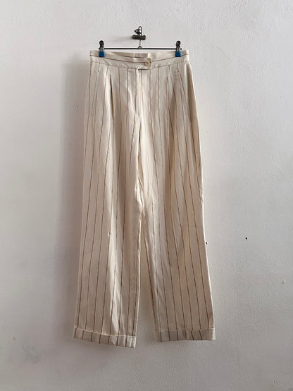 striped summer trouser