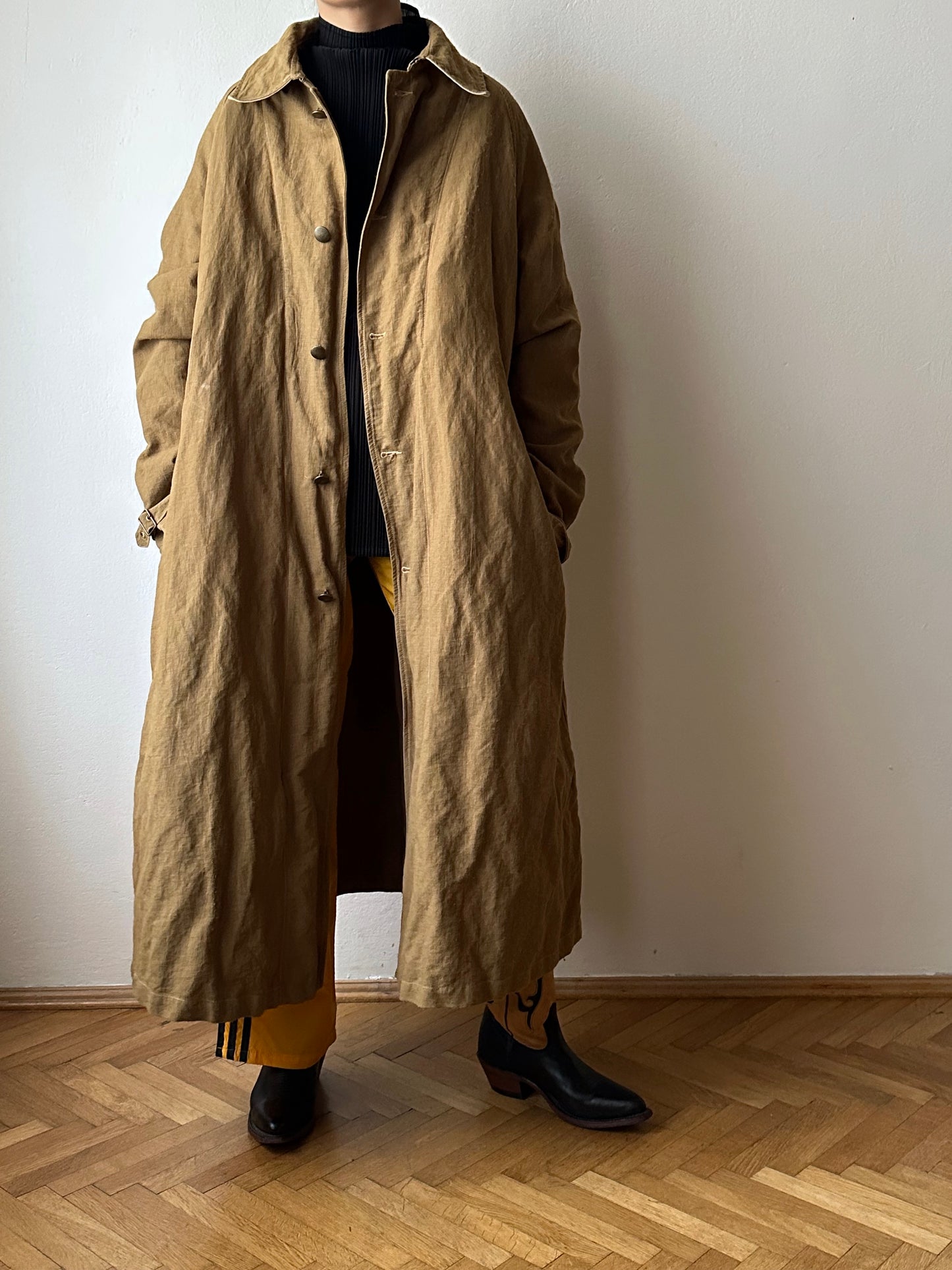 AW'2001 C.P. COMPANY Nylon coat, inspired by the French Army M35 Motorcycle coat
