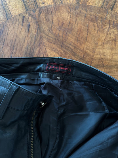 90s Leather trouser -w31