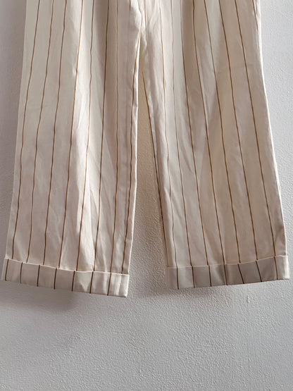 striped summer trouser