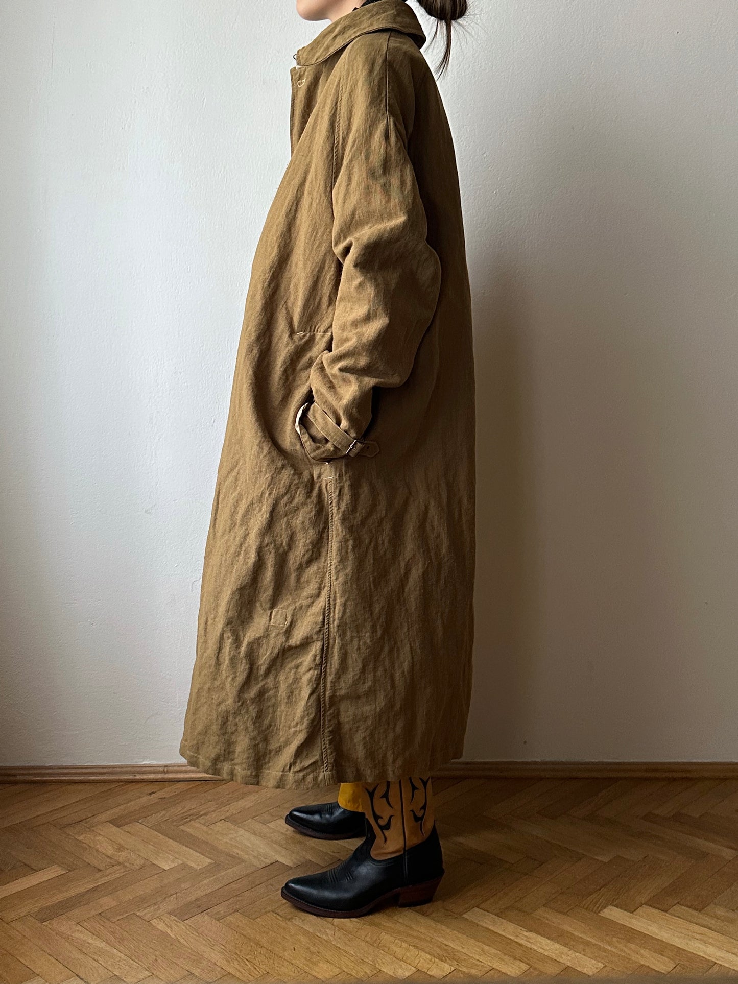 AW'2001 C.P. COMPANY Nylon coat, inspired by the French Army M35 Motorcycle coat