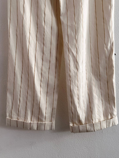 striped summer trouser