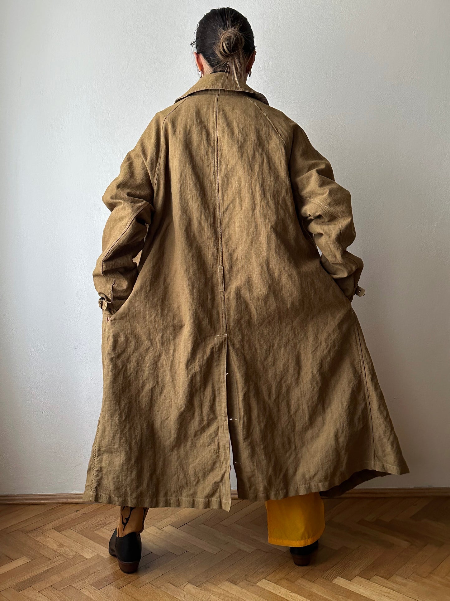 AW'2001 C.P. COMPANY Nylon coat, inspired by the French Army M35 Motorcycle coat