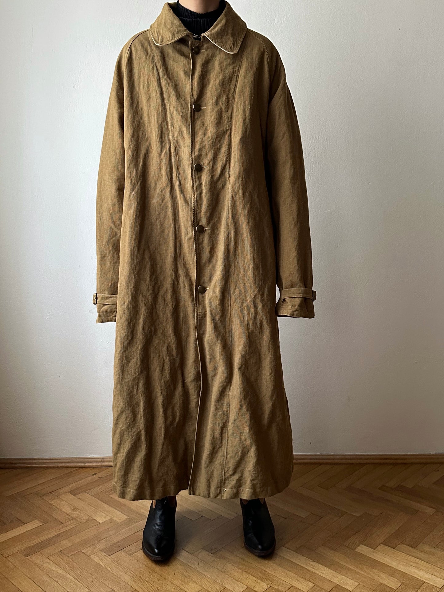 AW'2001 C.P. COMPANY Nylon coat, inspired by the French Army M35 Motorcycle coat