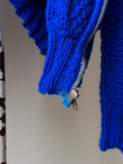 Vintage handmade zipup sweater