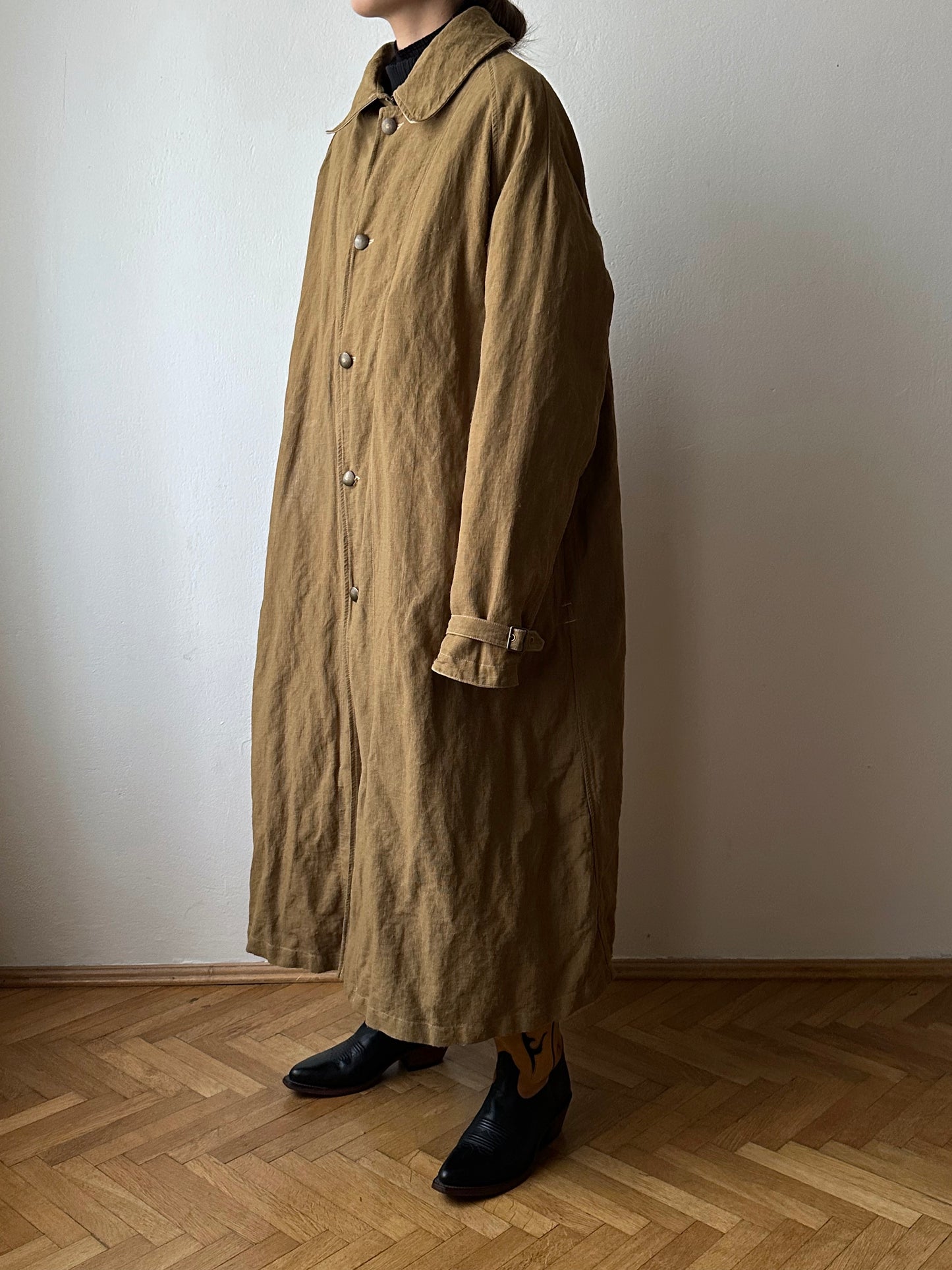 AW'2001 C.P. COMPANY Nylon coat, inspired by the French Army M35 Motorcycle coat
