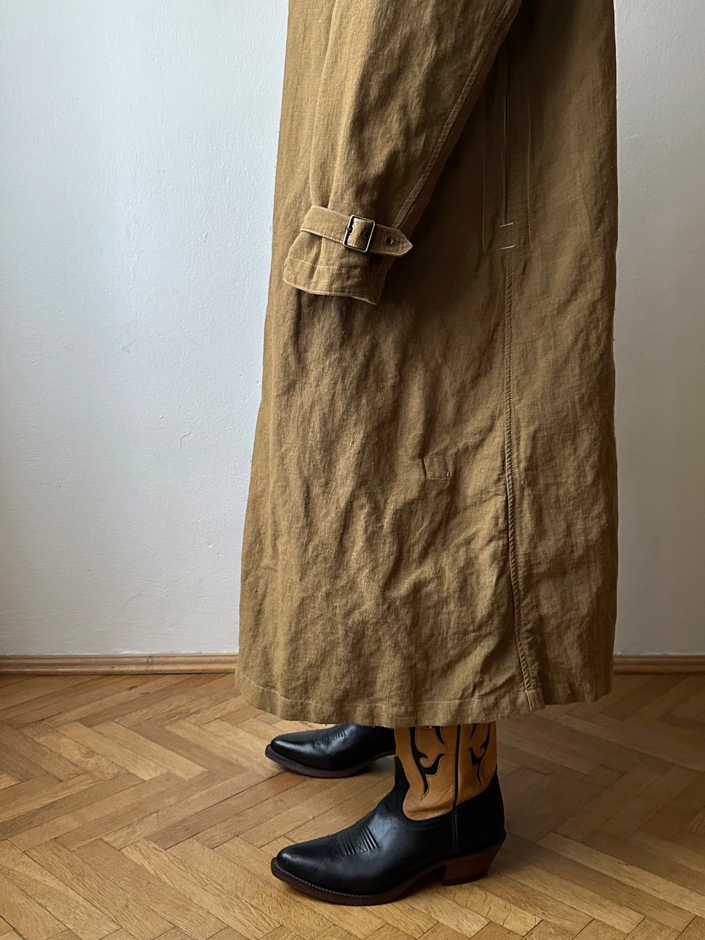 AW'2001 C.P. COMPANY Nylon coat, inspired by the French Army M35 Motorcycle coat