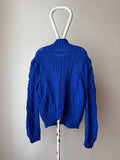 Vintage handmade zipup sweater