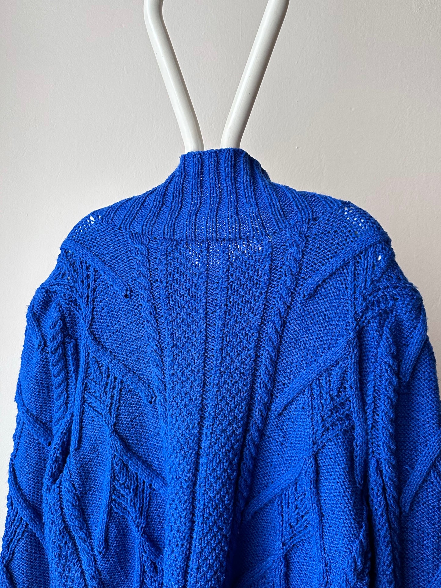 Vintage handmade zipup sweater