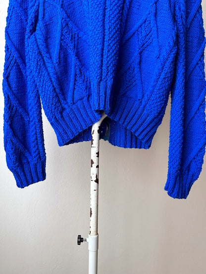 Vintage handmade zipup sweater