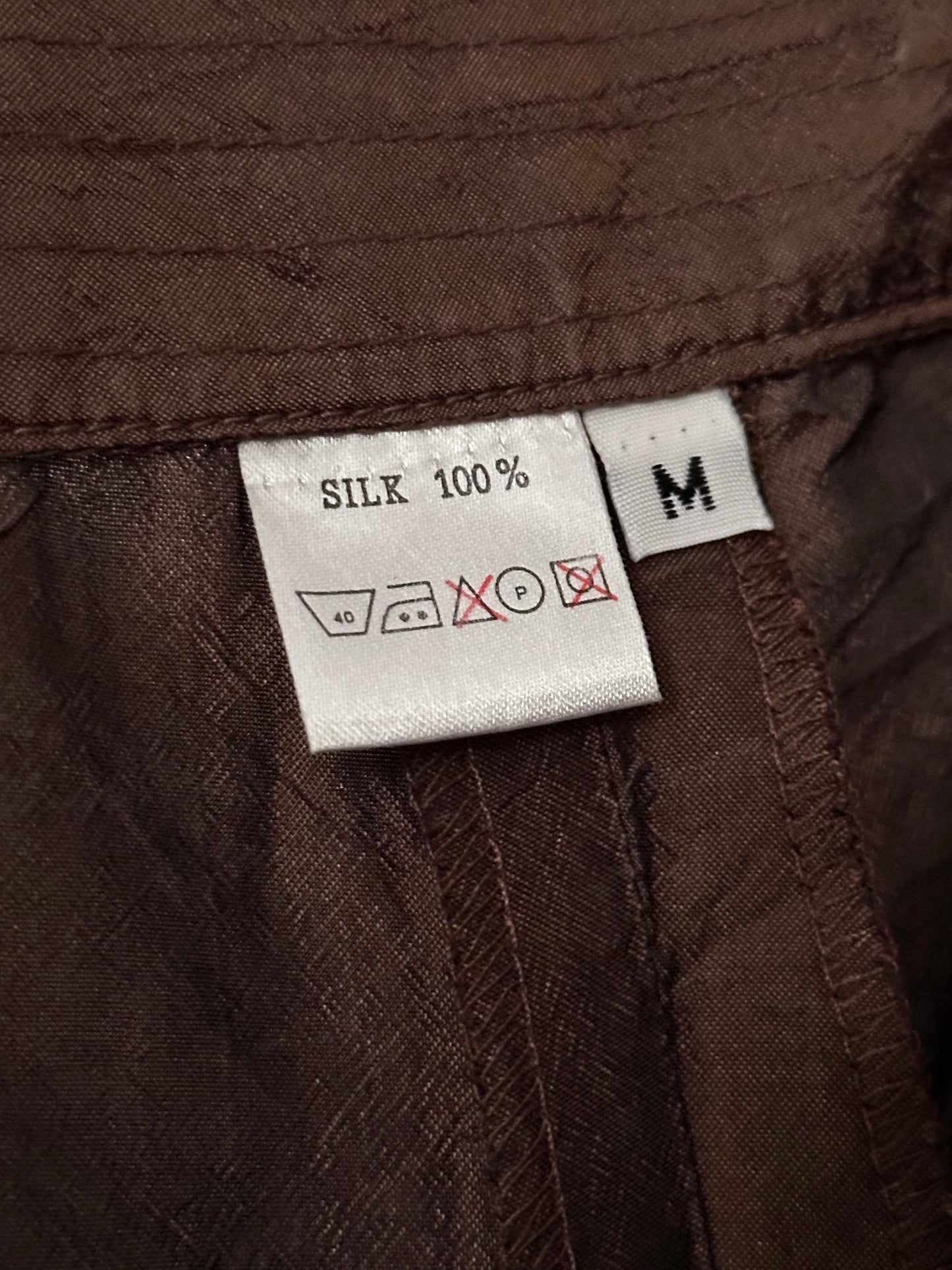 silk shantung wrapping skort