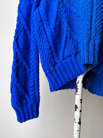 Vintage handmade zipup sweater