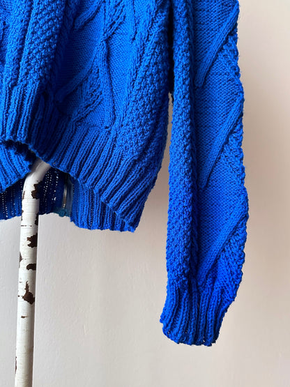 Vintage handmade zipup sweater