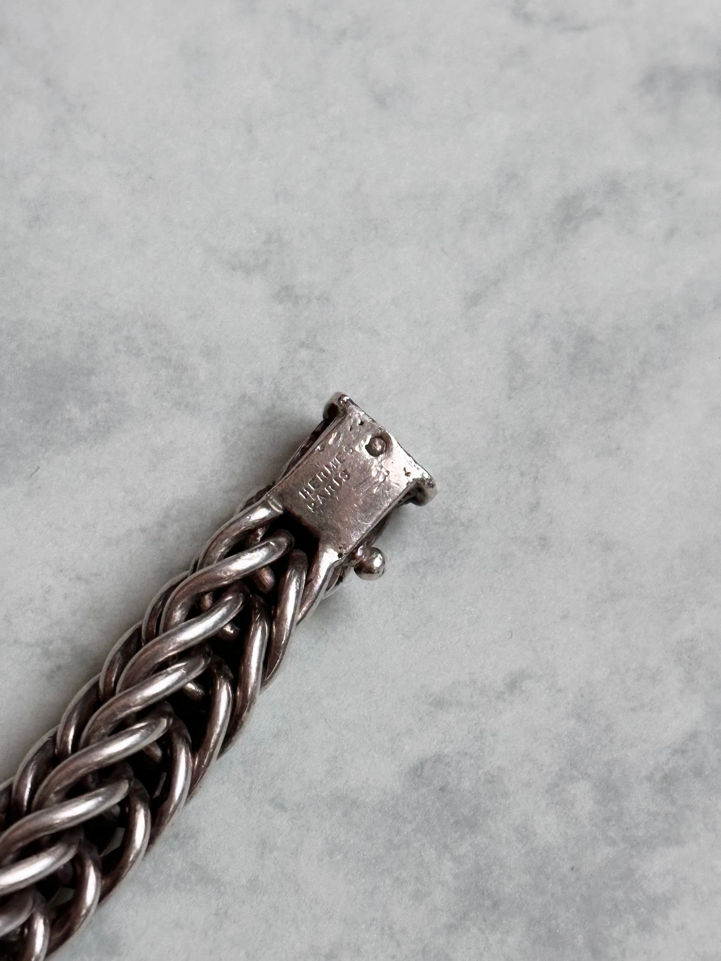 1950-62s HERMÉS braided silver bracelet – TOTO