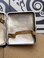 antique silver tobacco case