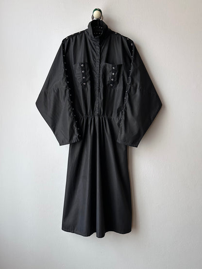 90s snap buttons dress