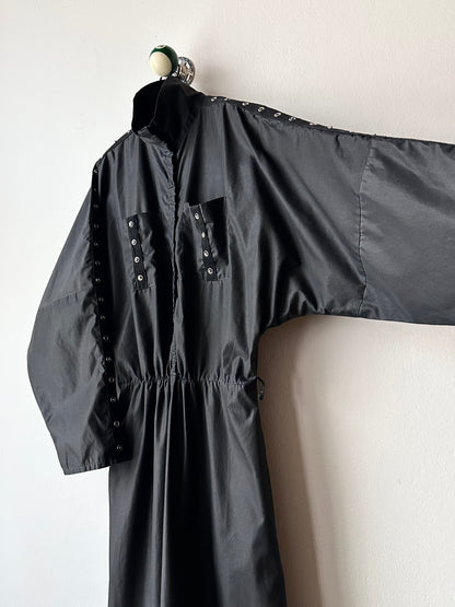 90s snap buttons dress