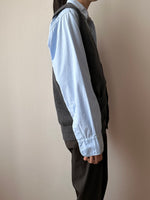 90s J.CREW wool vest gray