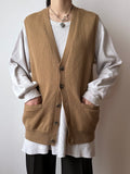 90s J.CREW wool vest camel