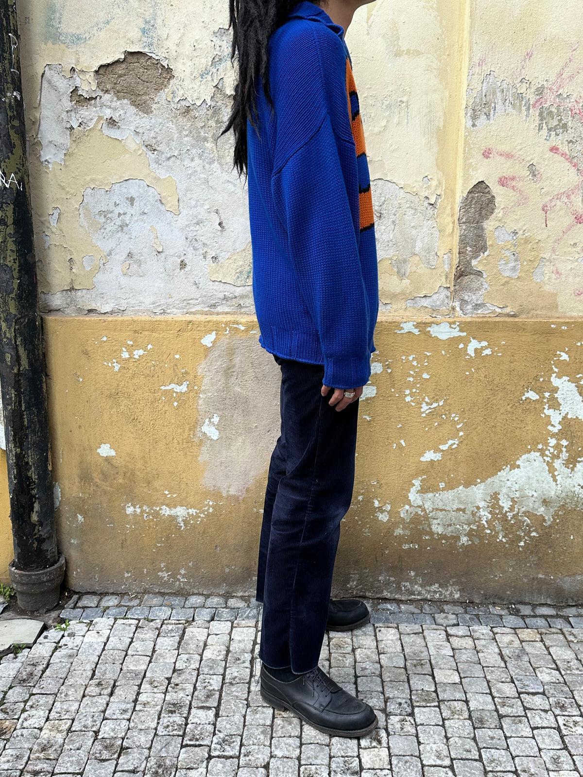 Thierry Mugler Wool Jumper BOB 80s 90s 80年代 90年代 ニット Toto Praha Vintage clothing shop Antique shop 古着屋 プラハ Showroom appointment Prague ユーロ古着 ヨーロッパ古着 古着卸 ヴィンテージ