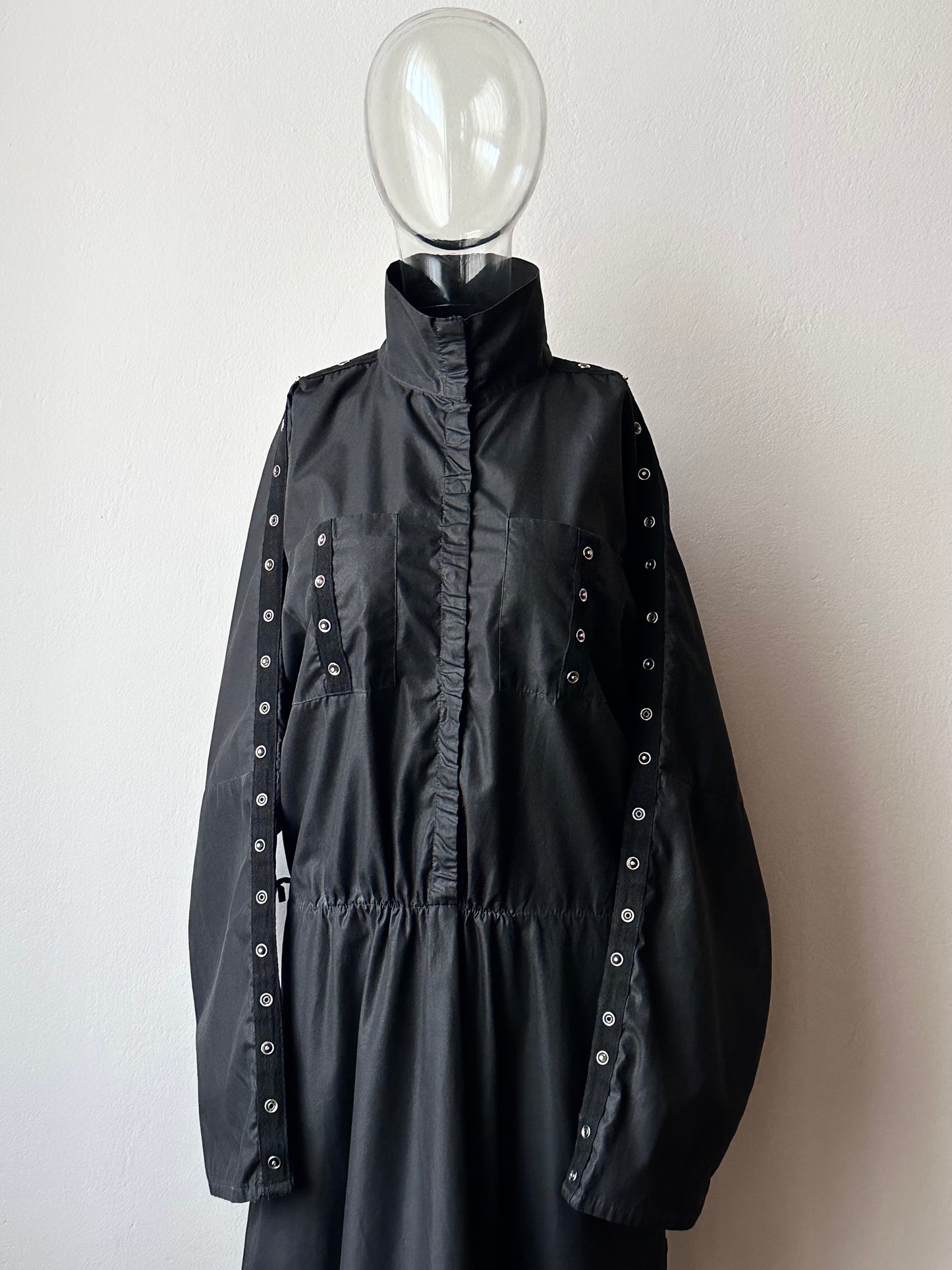 90s snap buttons dress