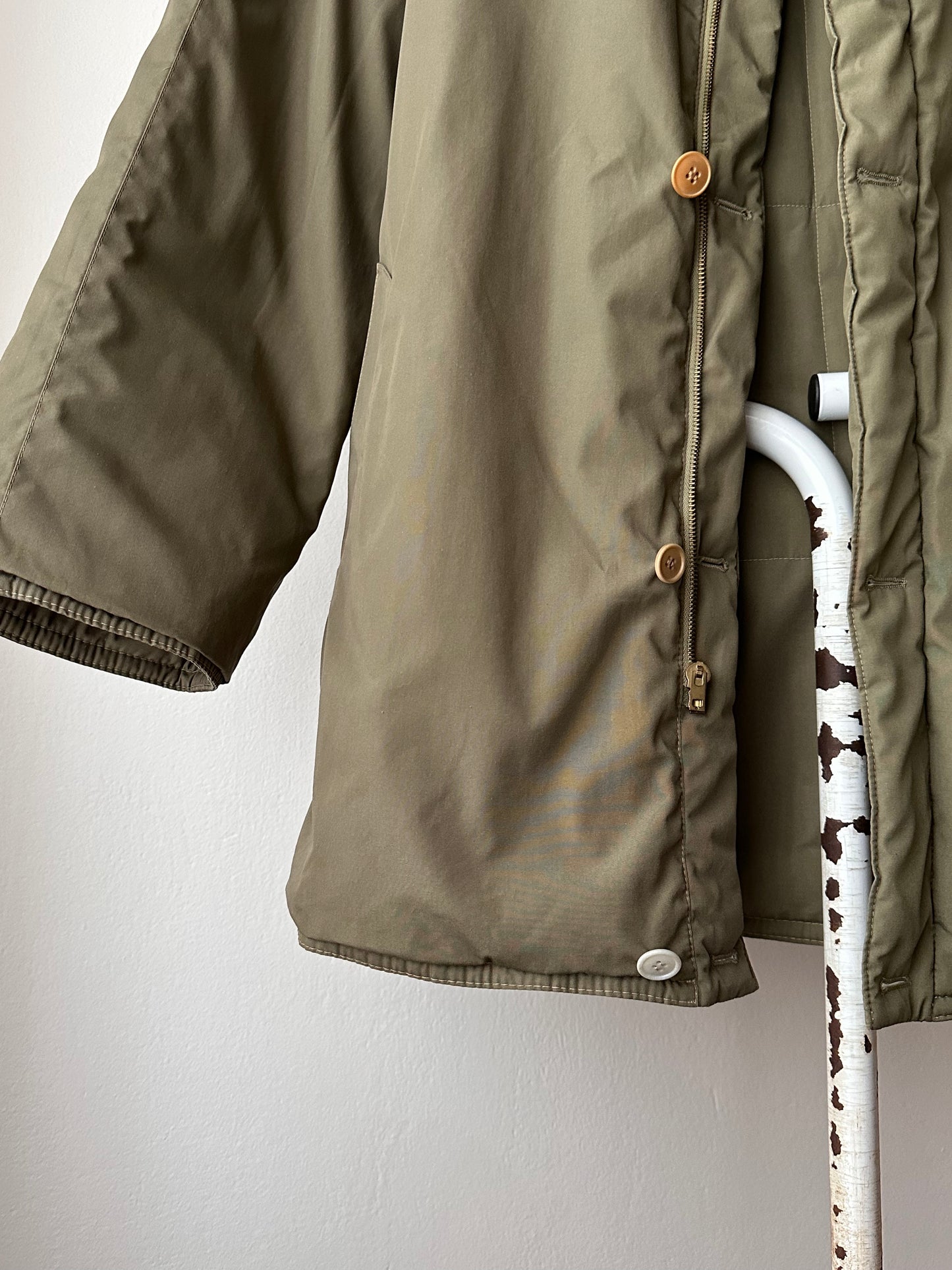 60s Italy reversible puffer jacket