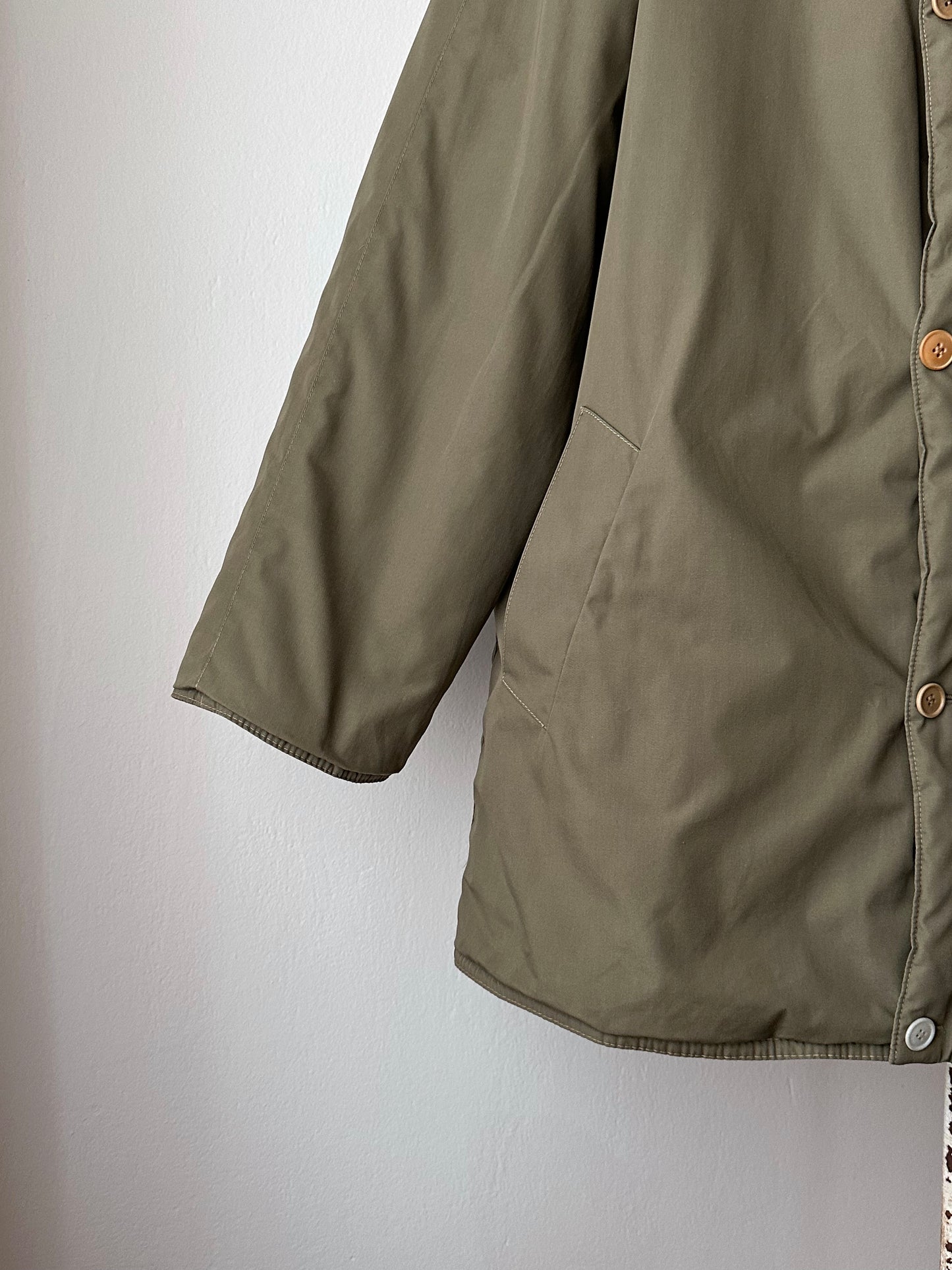 60s Italy reversible puffer jacket