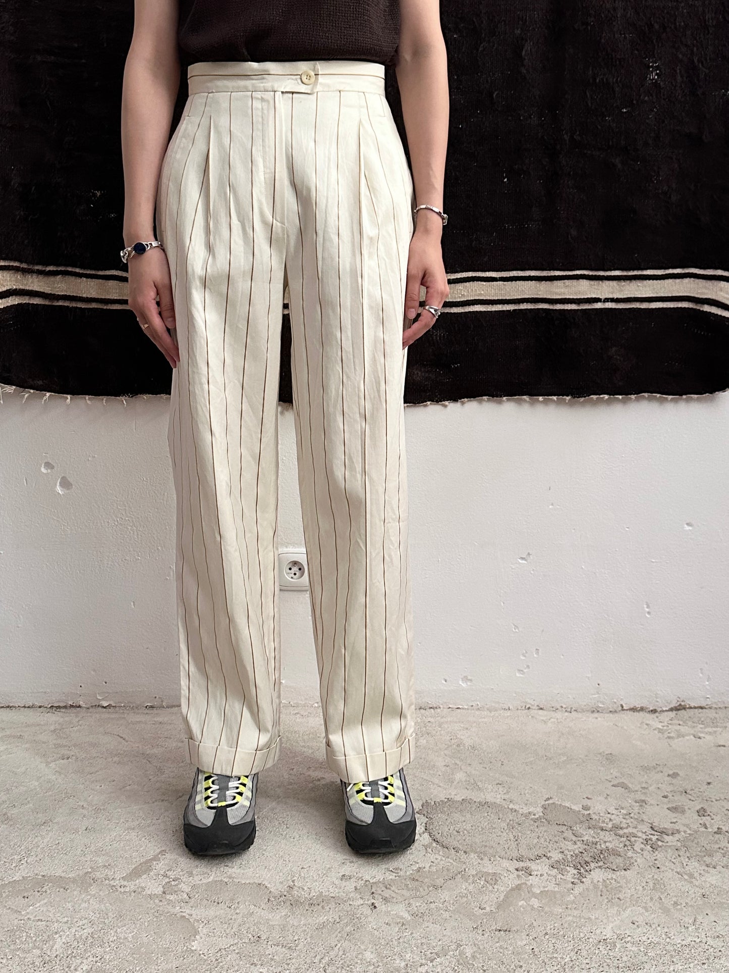 striped summer trouser